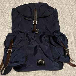 Ben Sherman Navy Nylon Backpack